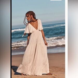 Free People Beach La La Maxi Dress in Frost Lavender
Size S